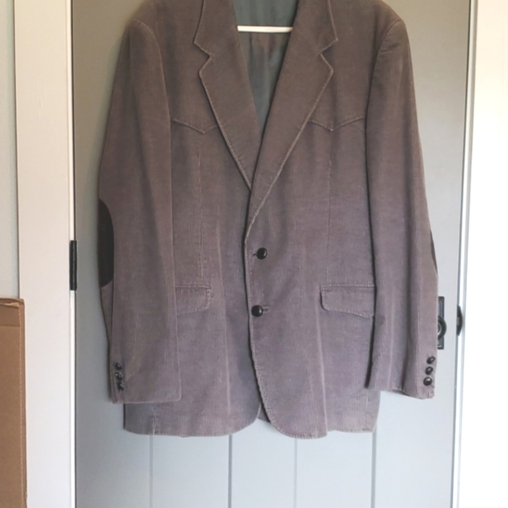 VINTAGE Western/ Corduroy mens coat/ jacket = CCC WESTERN WEAR - YELLOWSTONE